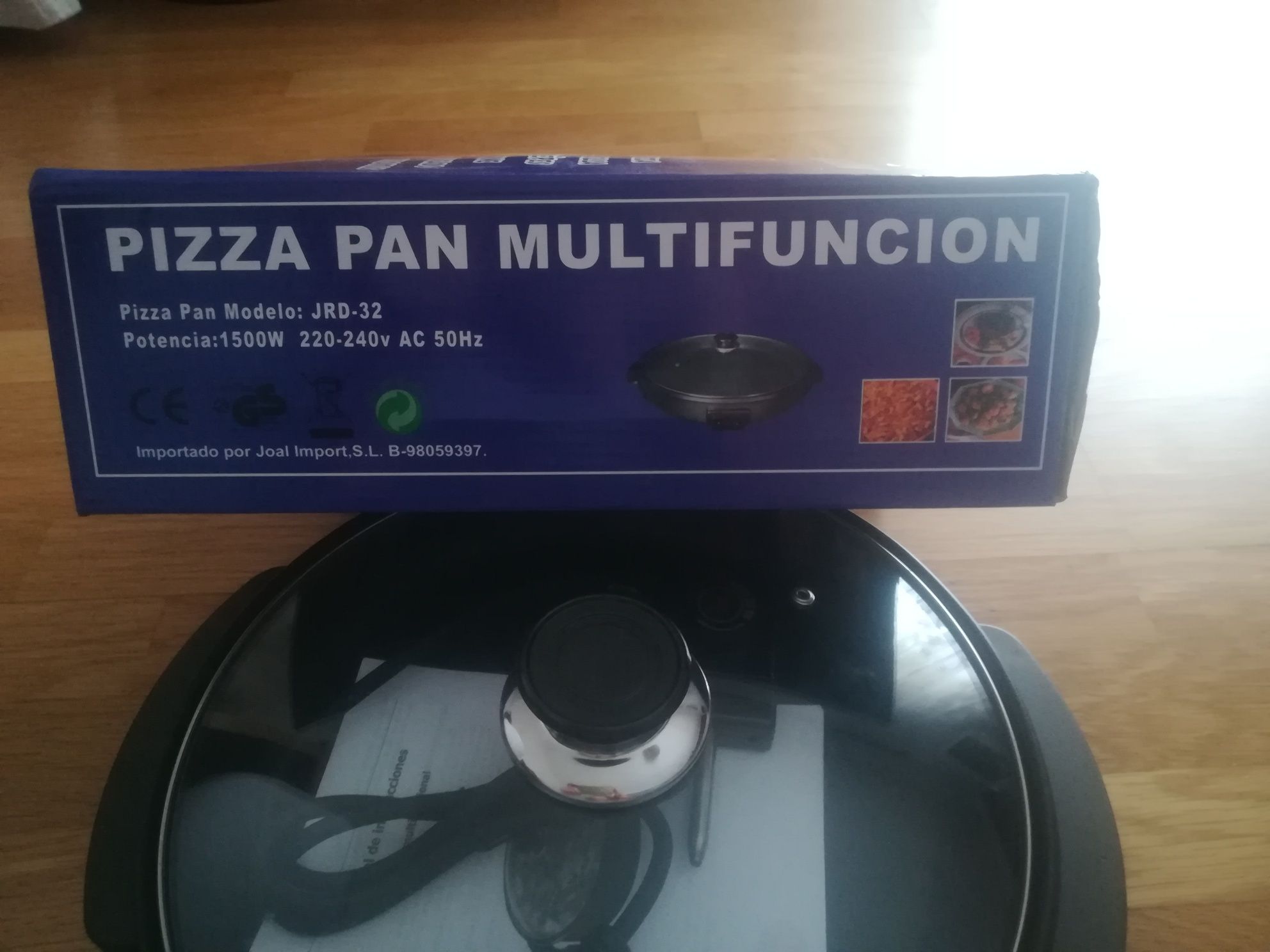 Grelhador elétrico Pizza Pan