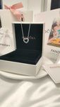 Підвіска Pandora серце S925 .Ланцюжок,кольє, кулон, цепочка пандора