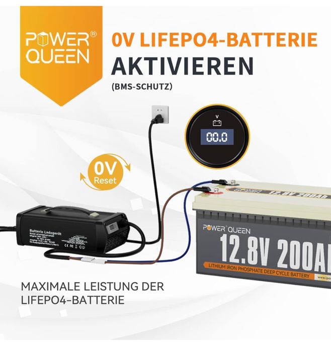 В наличии Киев. Зарядное устройство LiFePO4  Power Queen 14,6 В 40 А