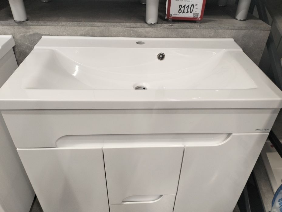 Тумба в ванну з умив 80см