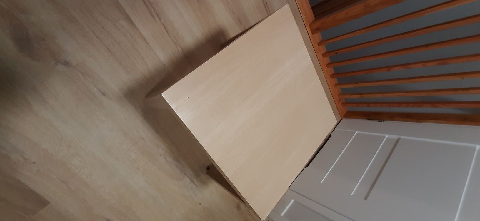 Stolik IKEA Lack 55x55 grubość 45 mm na kółkach