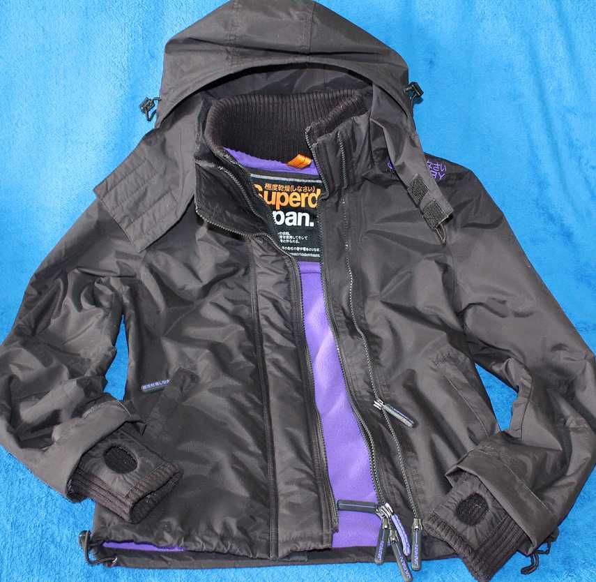 Superdry Przejściowa kurtka z kapturem roz. S