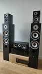 Kino domowe DENON AVR-X1700H + Wilson Movix 5.0 Czarny. na gwarancji !