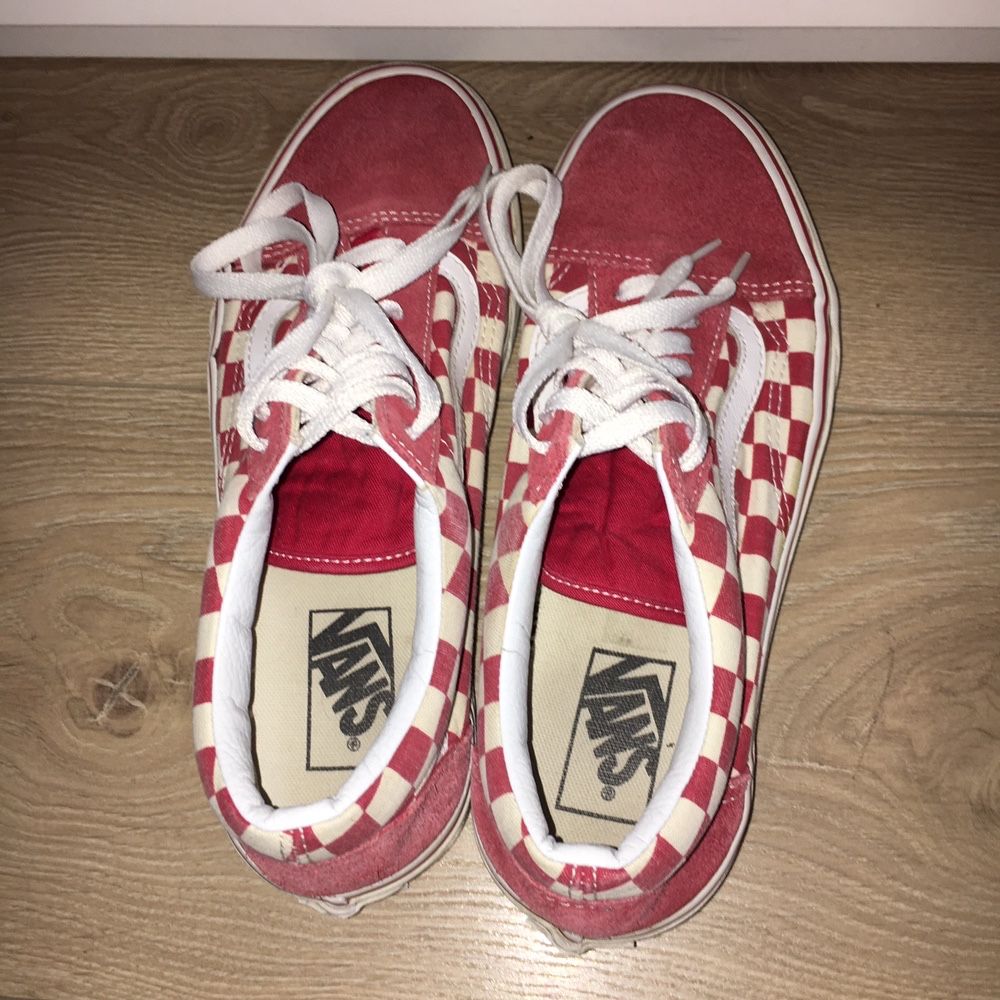 Buty Vans szachownica czerwone Old Skool tenisówki 40