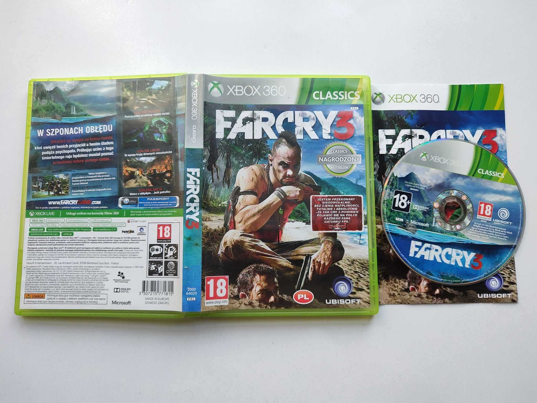 Gra Xbox 360 Farcry 3 PL