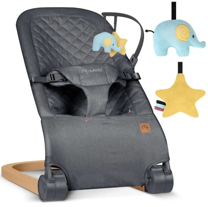 Дитяча гойдалка, качеля дитяча, Шезлонг, Крісло-гойдалка з іграшками N