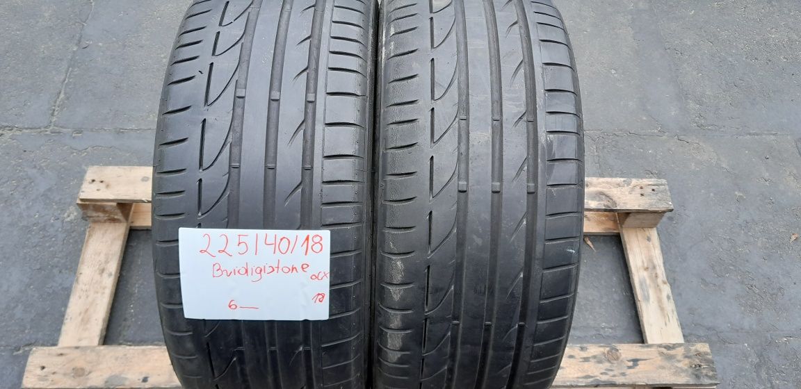 Opony Letnie 225÷40÷18÷.BRIDGESTONE.Rok 2018.Cena 145,99 zł za sztukę.