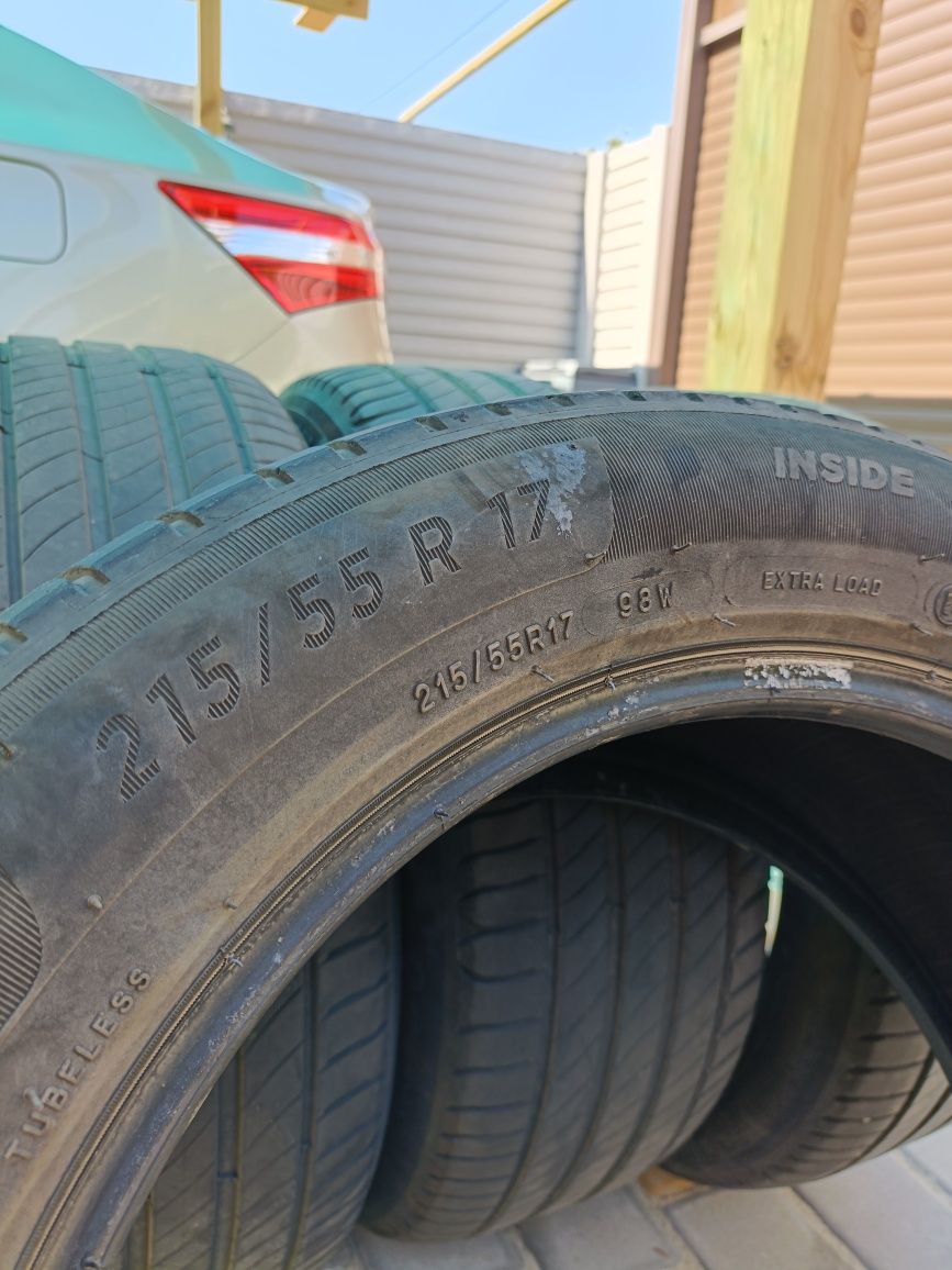 Резина Michelin Primacy 4  215х55/17 98W  Extra Load 4шт