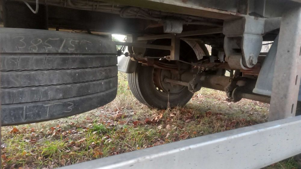 przyczepa sztywna 14 ton platforma kolberg 18000dmc resor