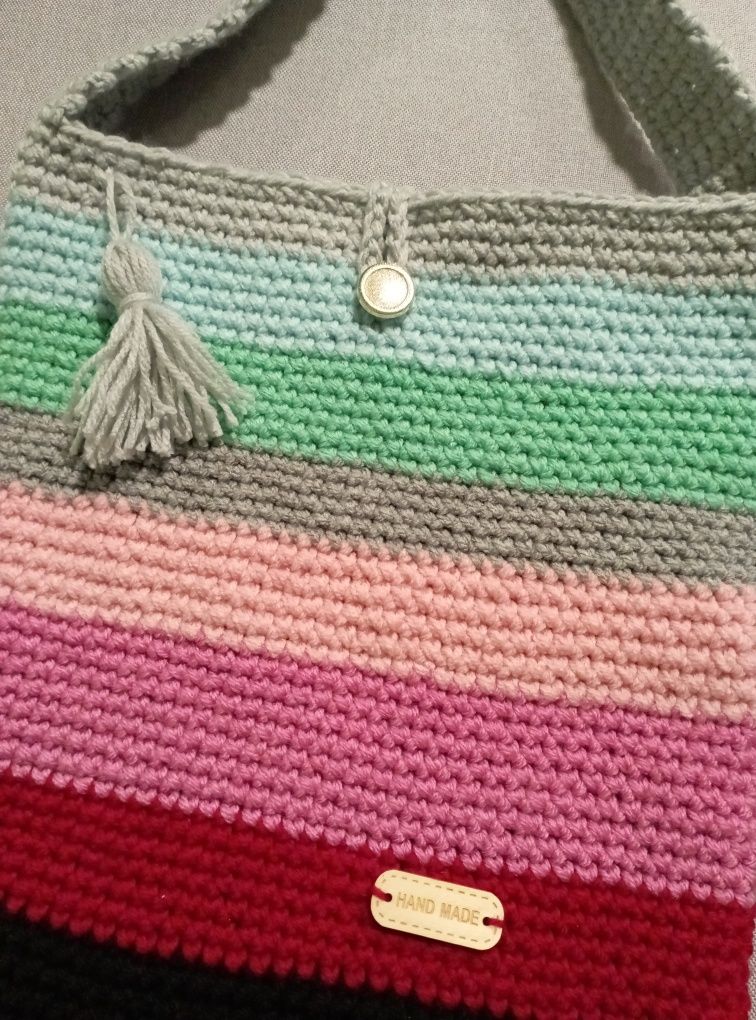 Torba handmade szydełko