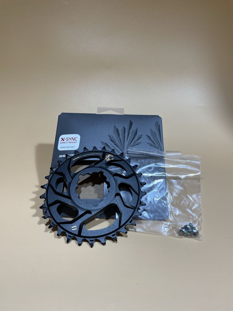 Звезда SRAM Eagle X-Sync Gold Offset 6 Al 30T Direct Mount.