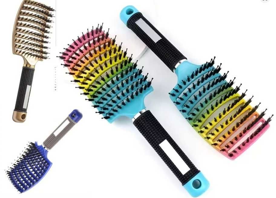 Super szczotka do włosów z WŁOSIEM DZIKA, nie ciągnąca, delikatna