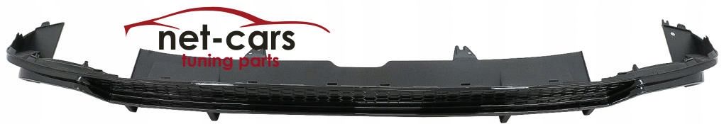 Dyfuzor + końcówki chrom AUDI A5 B9 F5 16- S Line wzór RS5 czarny