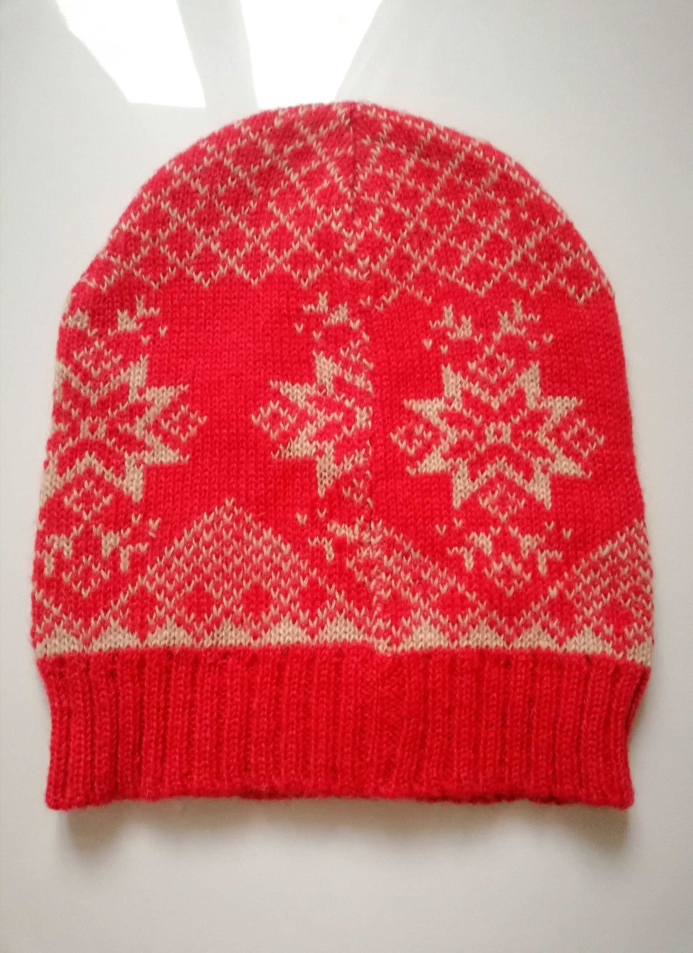 Czapka Beanie Merino Wool Extrafine Woolmark 100% wełna
