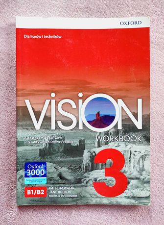 Vision 3 workbook B1/B2 zeszyt ćwiczeń język angielski Oxford