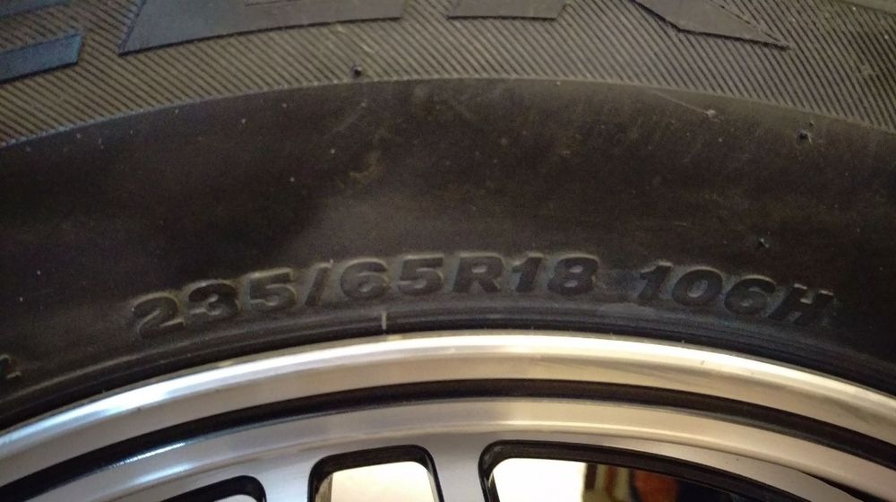 Alufelgi BROCK + opony Bridgestone HP Dueler Sport 235x65x18