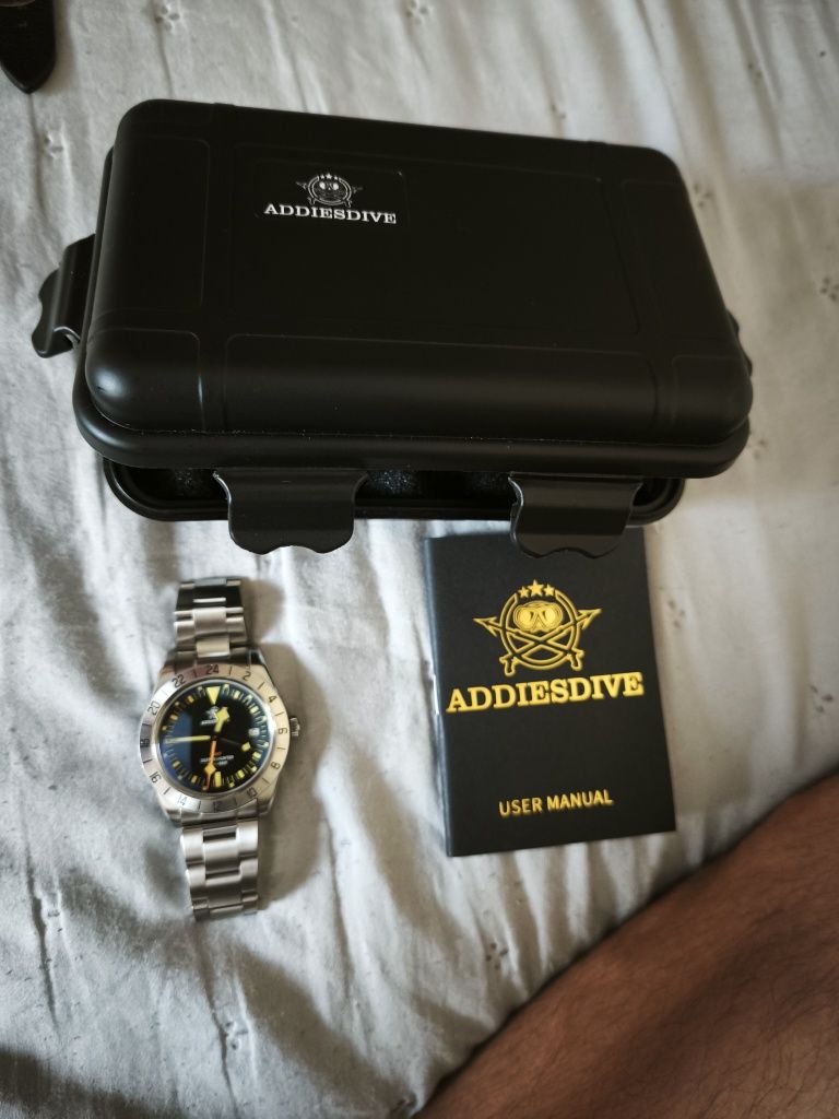Zegarek męski Addiesdive AD2036 GMT Ronda