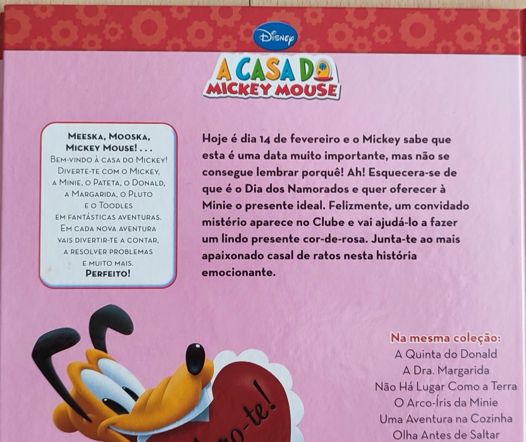 Livro da coleção "A casa do Mickey"