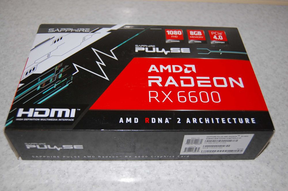 Відеокарта Sapphire Radeon RX 6600 (гарантія ROZETKA дійсна ще 1 рік)