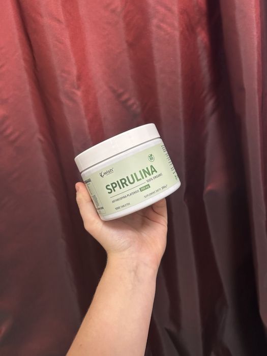 Spirulina 1000 250 mg Wish Спіруліна Хлорелла Спирулина
