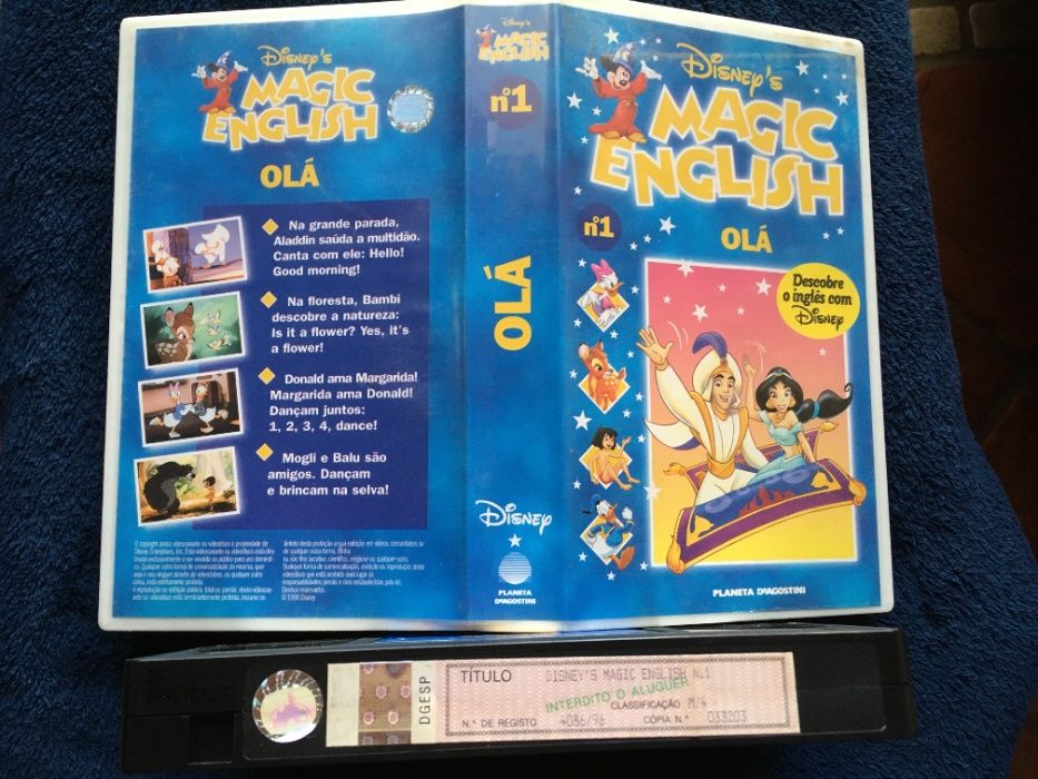 Descobre o Inglês com Disney's Magic English - OLÁ - Nº1, VHS