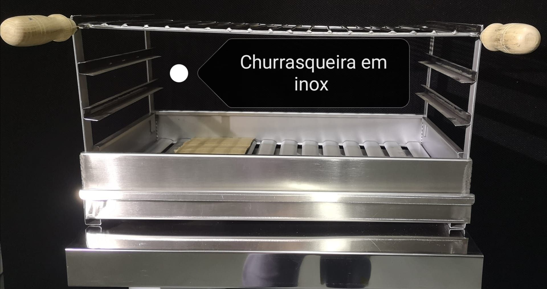 Churrasqueira inox 50cm