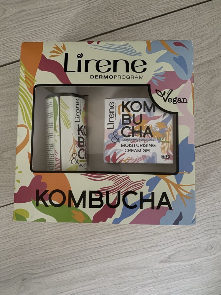 Подарунковий набір для догляду за обличчям Lirene Kombucha