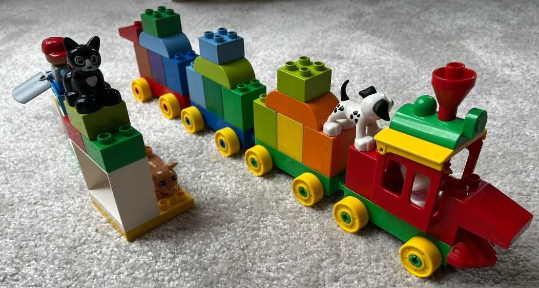 lego duplo zestaw klocków + pudełko