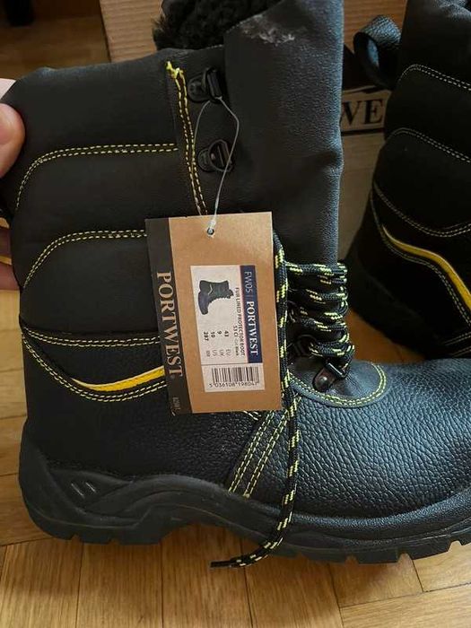 Bota cano alto Forrada em Pele Portwest Steelite Tamanhos 36-48