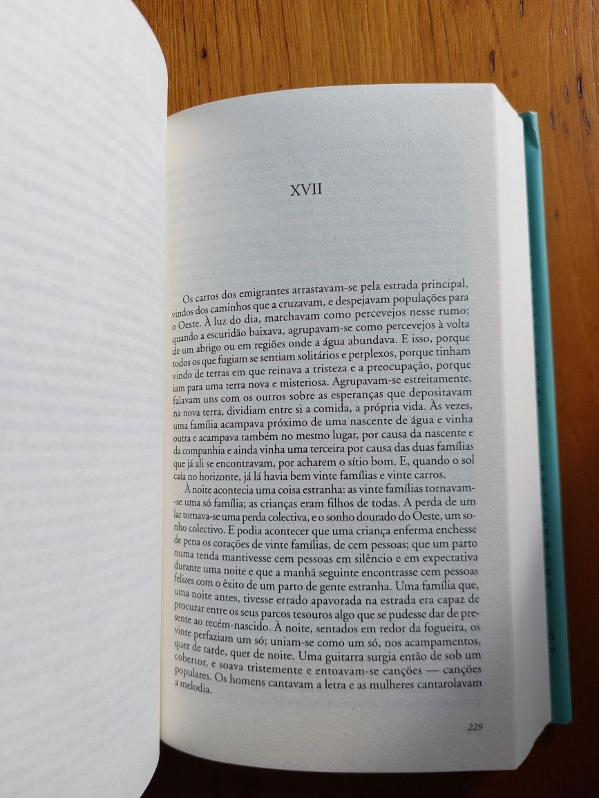 Livro "As Vinhas da Ira", de John Steinbeck