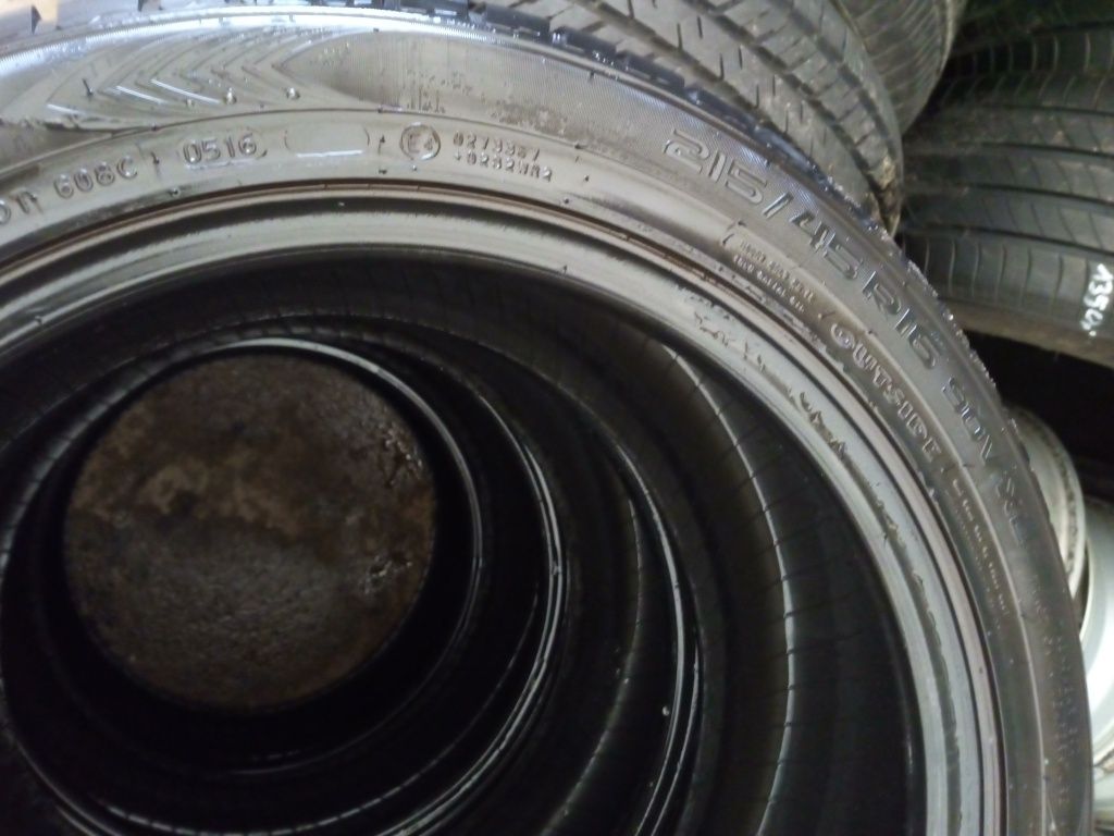 215/45/16 Nokian XL komplet 6mm rant ochrony