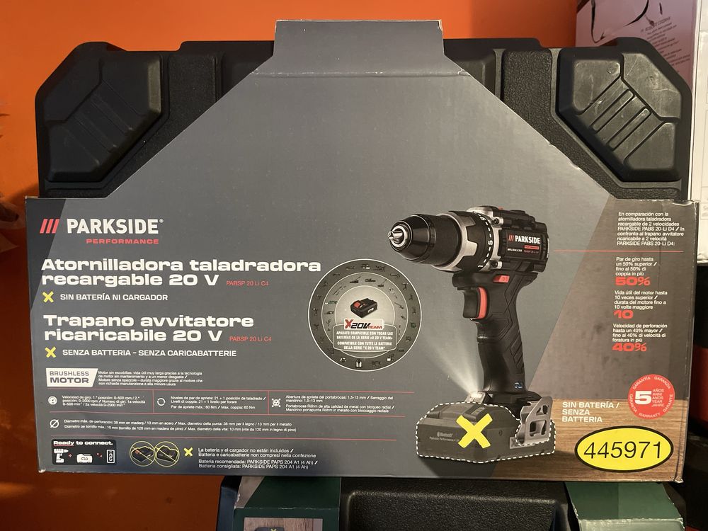 Aparafusadora Performance 20v - completa