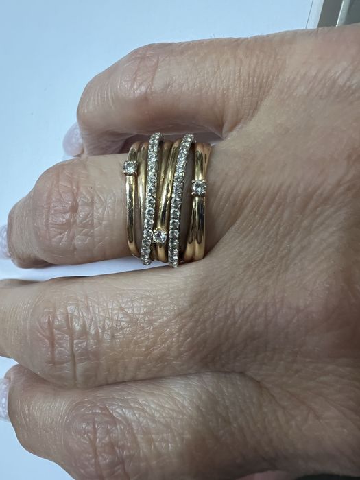 Обручка із золота 585