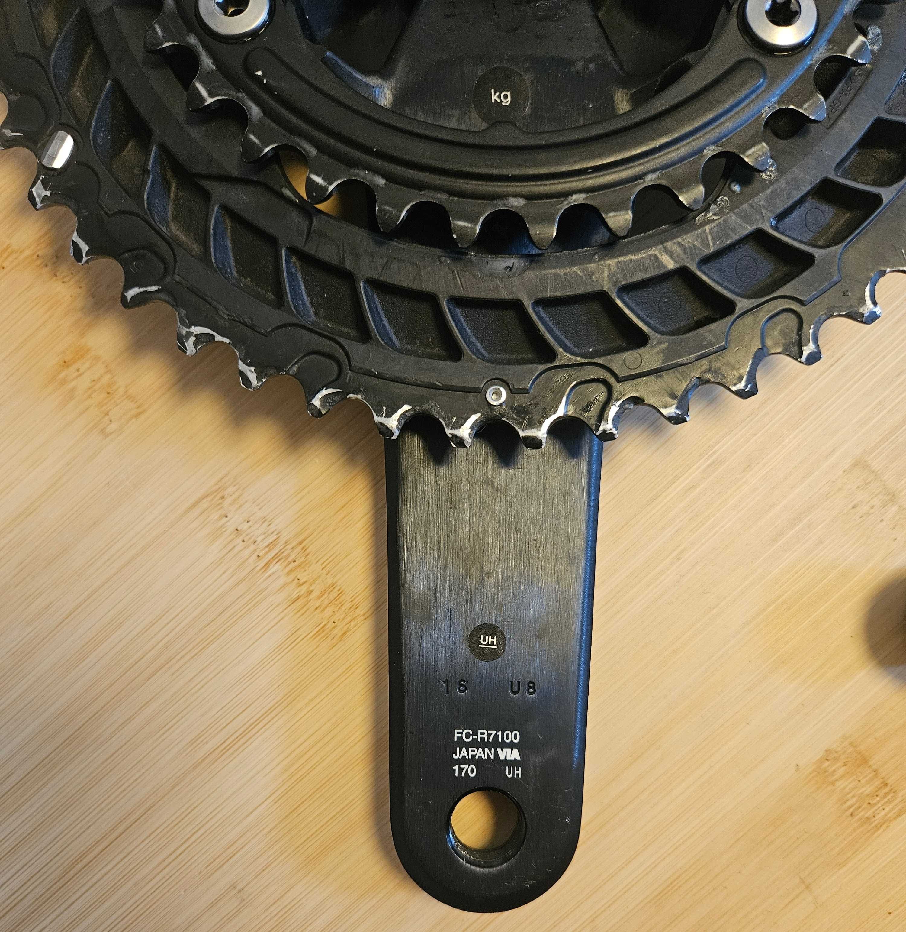 Korba Shimano 105 R7100, 50/34, 170 mm długości