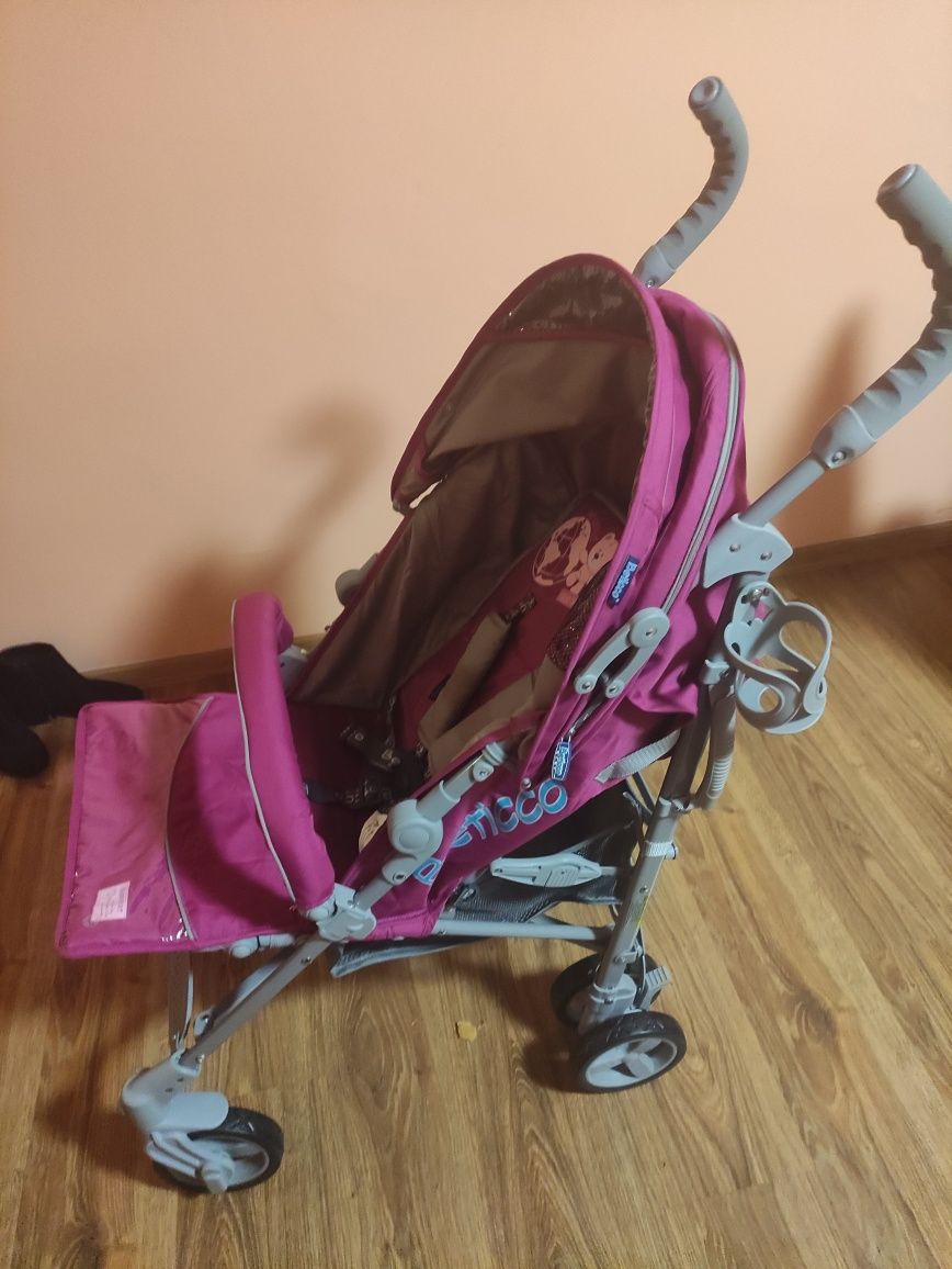 Wózek spacerowy Beticco Baby  Traveler różowy