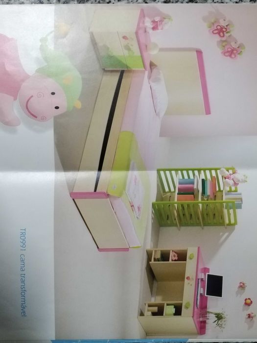 Cama/Berço/Mobília quarto Transformável - > Alondra Totti