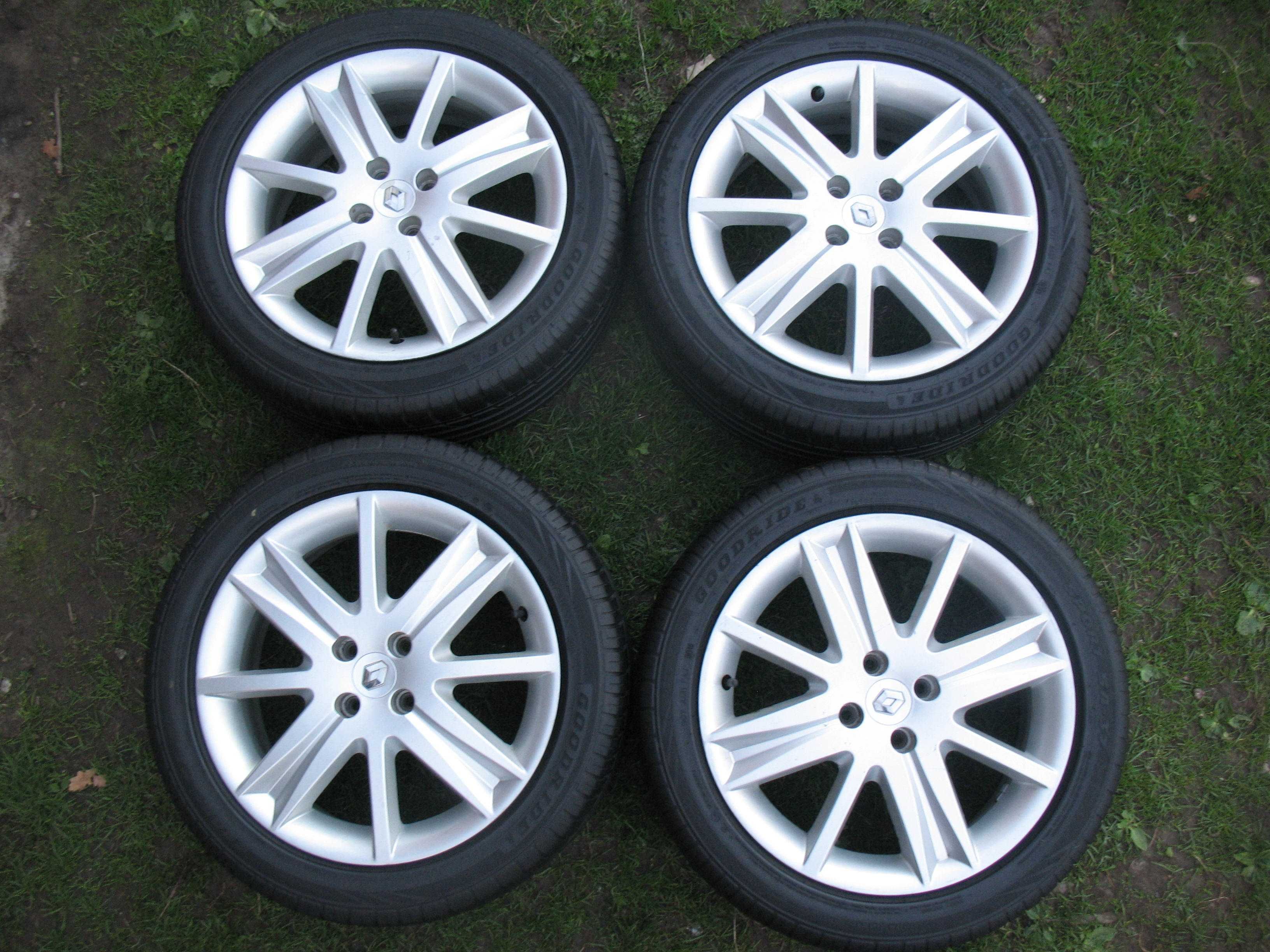 koła 17 felgi aluminiowe 4x100 renault  clio megane scenik captur