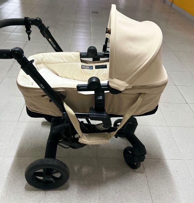 Trio Concord edição Bordada - carrinho, alcofa e ovo