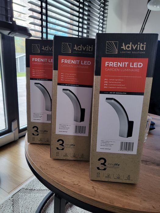 Lampy ogrodowe /elewacyjne zestaw 3 szt.  Nowe