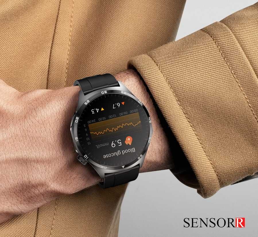 SMARTWATCH Męski Rozmowy SMS EKG Pomiar Cukru CIŚNIENIE Temperatura PL