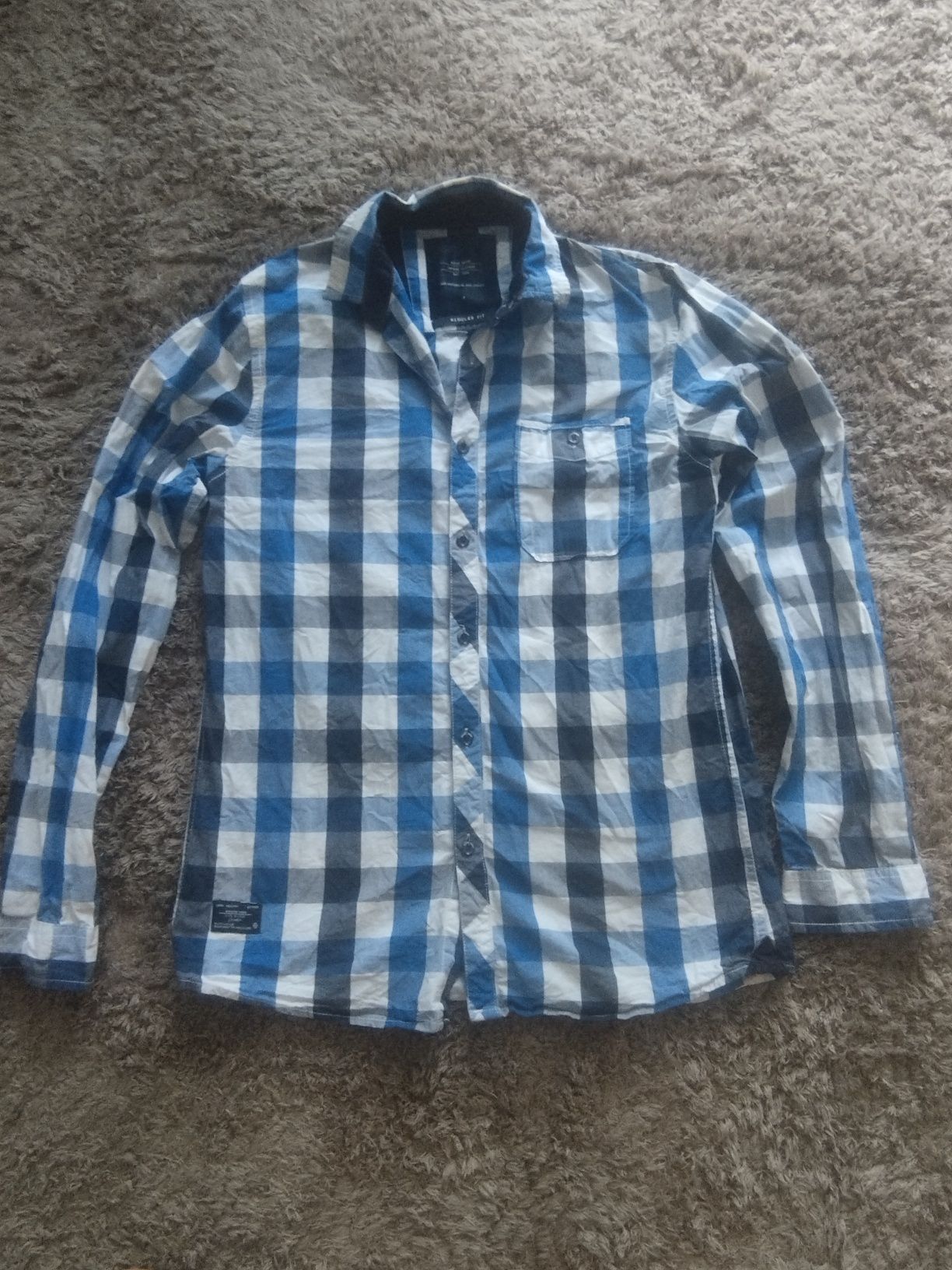 Koszule męska długi/krótki rękaw rozmiar S/M/L /bawełna(4sztuki)