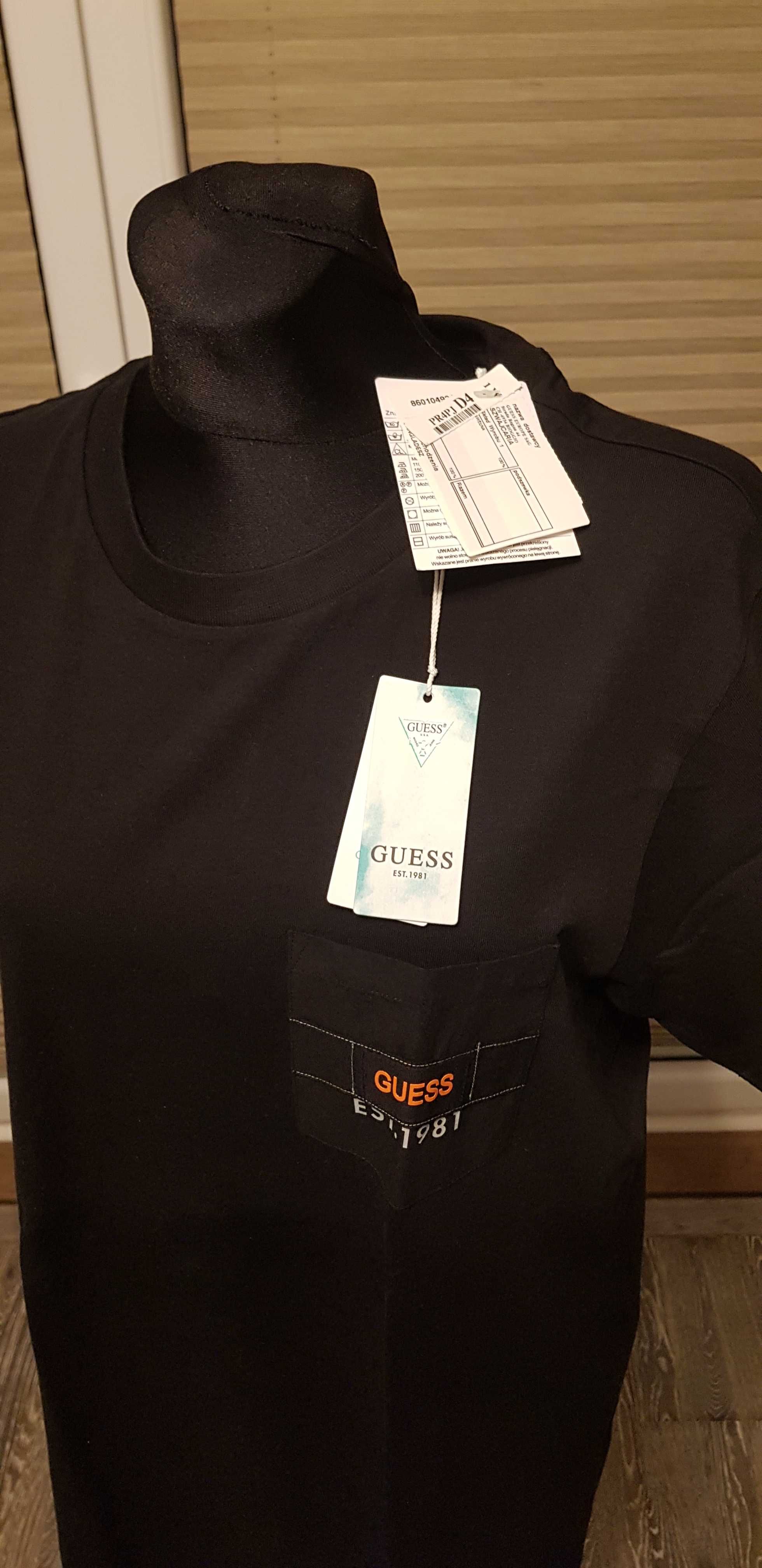 Koszulka męska marki Guess- rozmiar S- docelowo rozmiar M