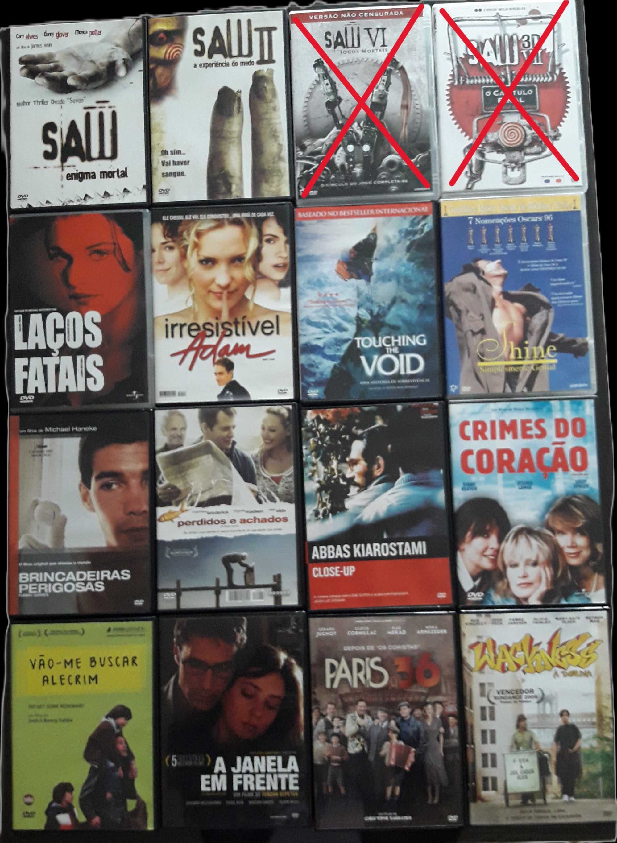 DVD's - Vários - como novos