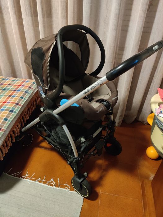 Trio Bebeconfort Streety Fix 3 + Cadeira Auto Bebeconfort Iseos Neo