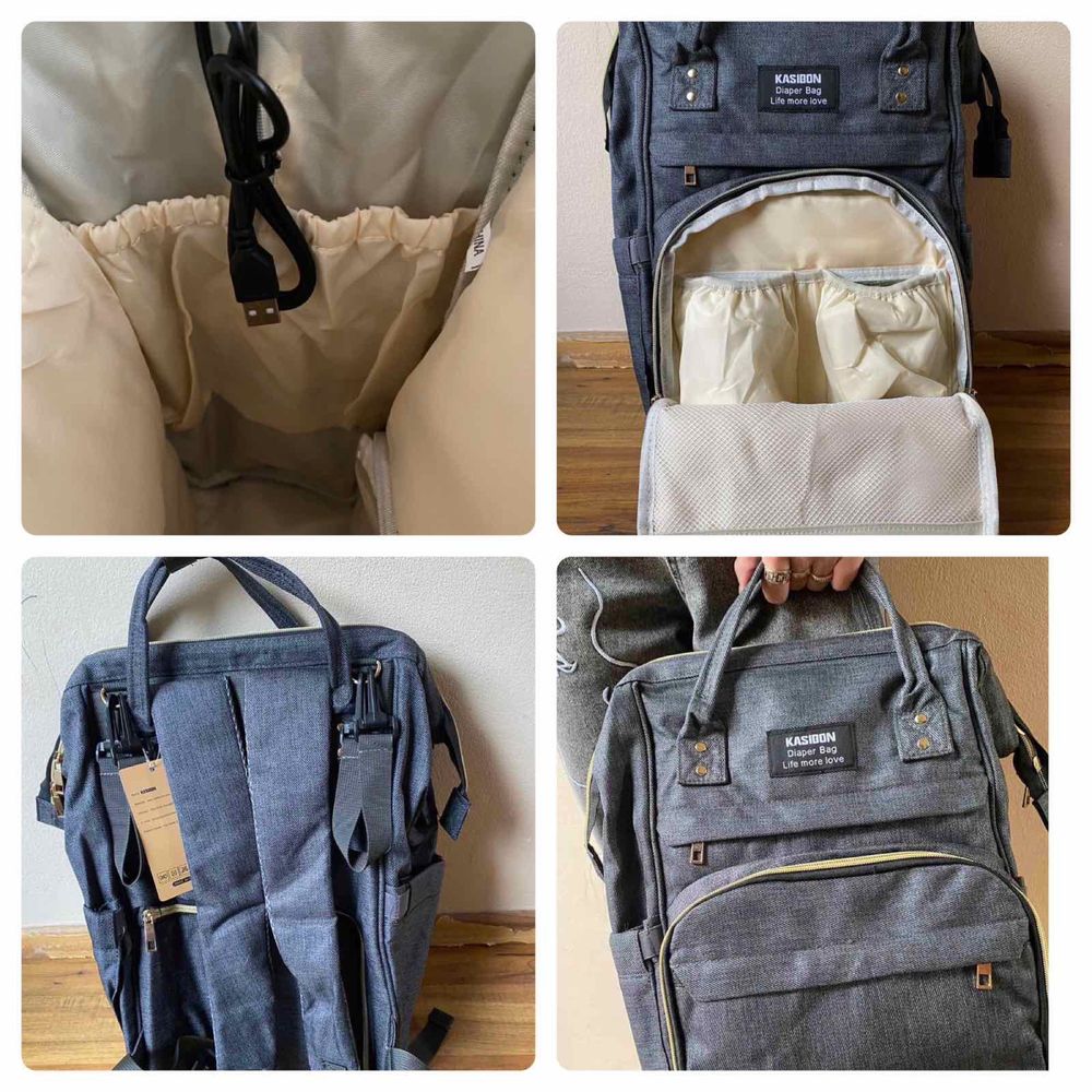 Мультифункціональна сумка- рюкзак для мам