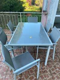 Meble ogrodowe stół + krzesła