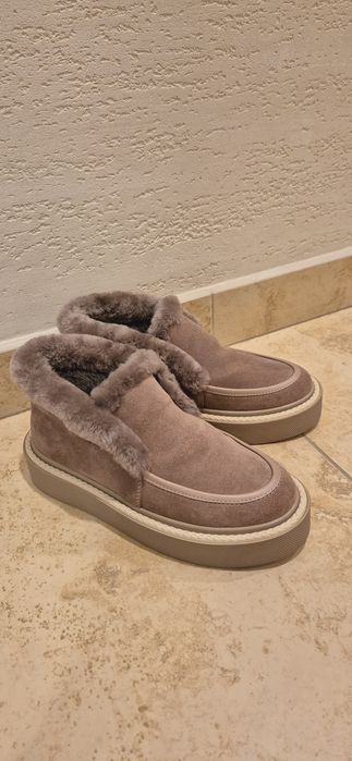 Жіночі зимові лофери чоботи