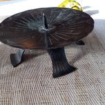 Metalowy świecznik średnicy 15 cm