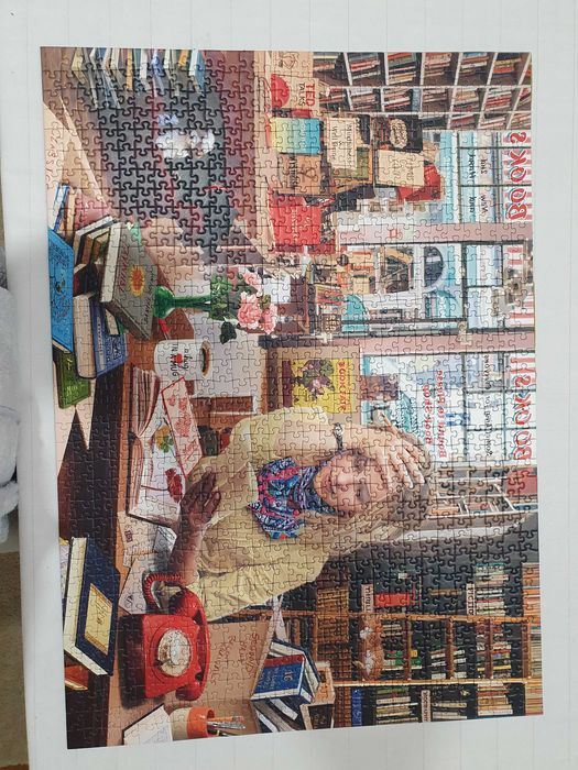 Quadro feito com puzle