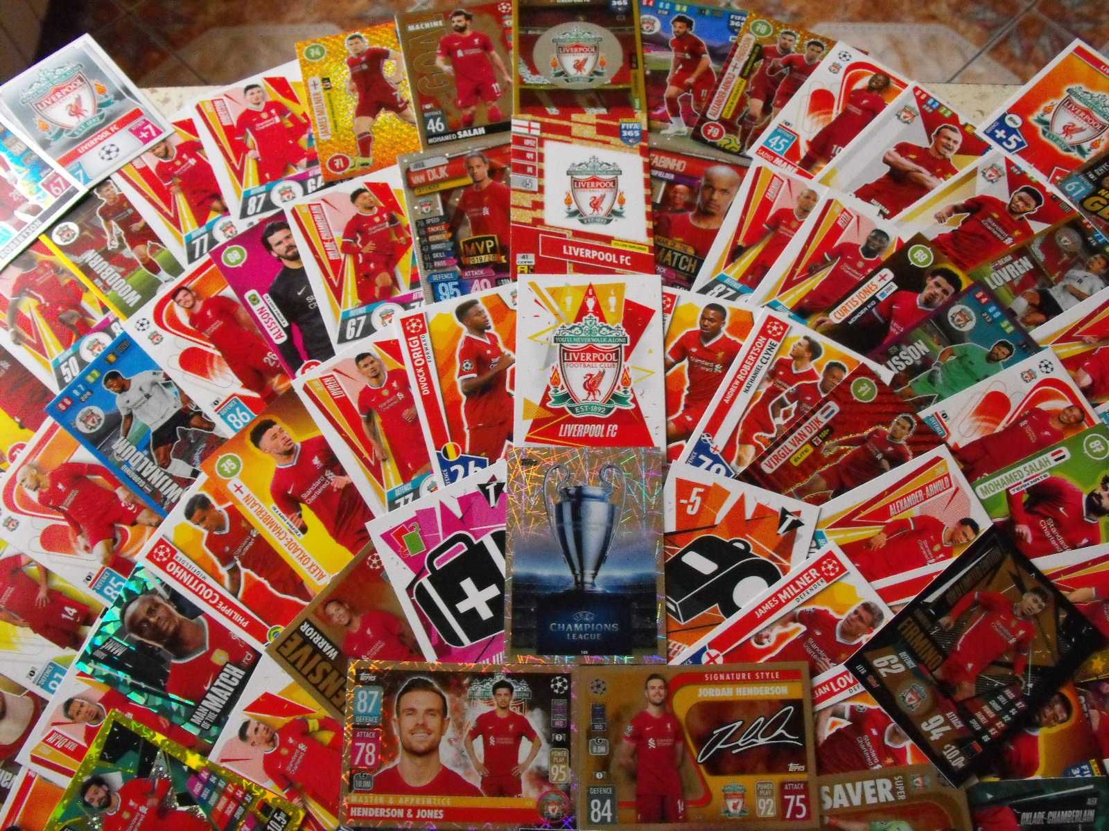 Karty piłkarskie PANINI i inne, LIVERPOOL FC .